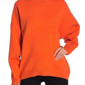 Tahari orange sweater (NWOT)
